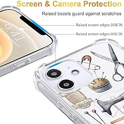 LuGeKe Mom Sewing Machine Print Case for iPhone 11