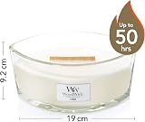 WoodWick Ellipse Linen Scented Candle with Hearthwick Flame 50 Hr view 2