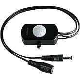 SENSKY BS010L DC 12V to 30V 3A Mini Pir Motion Sensor Switch,Occupancy Sensor Switch for Gun Safe, Kitchen Cabinet, Pantry, C