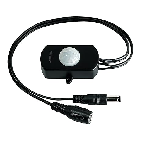 Sensky SK010 12 V 24 V 3 A PIR Bewegungssensor, Lichtschalter mit einer Empfindlichkeit auf größere Entfernung, Zeit und Lux 