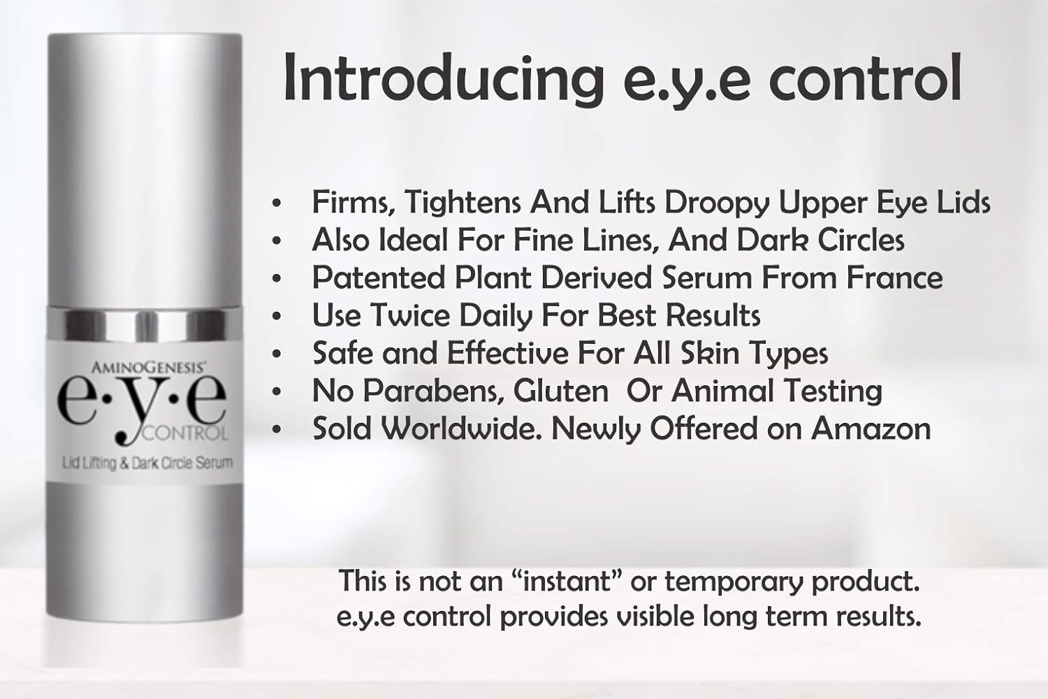 aminogenesis eye control