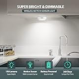 BLS BLS-86 AA Battery Powered Lights Motion Sensor Indoor Under Cabinet Pack of view 2