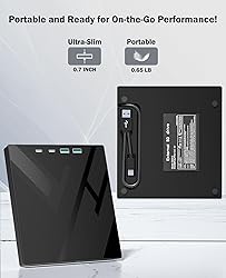 Wbacon 7 in 1 External Blu Ray Drive, External