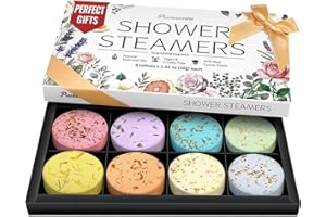 Shower Steamers Aromatherapy - 8 Pack Birthday Gifts for Women, Mothers Day Gifts for Mom Wife Grandma from Daughter Son Husb