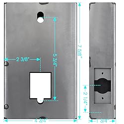GB2020 Gate Lock Box for Double Keypad Mechanical