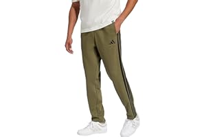 ADIDAS ORIGINALS Adidas Mens Essentials 3-Stripes Fleece Open Hem Pants