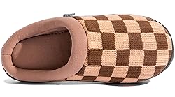 UBFEN Mens Slippers for Indoor Bedroom Memory Foam