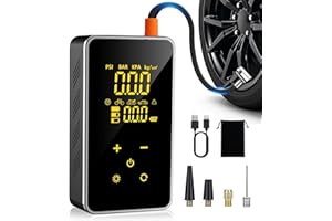Tire Inflator Portable Air Compressor-180PSI Air Pump for Car Tires-20000mAh Electric Tire Pump-Car Tire Air Pump with Tire P