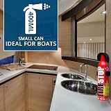 Super Help SH2400 Fire Stop Extinguisher 400ML Nontoxic Car Camper Boat Safe view 4