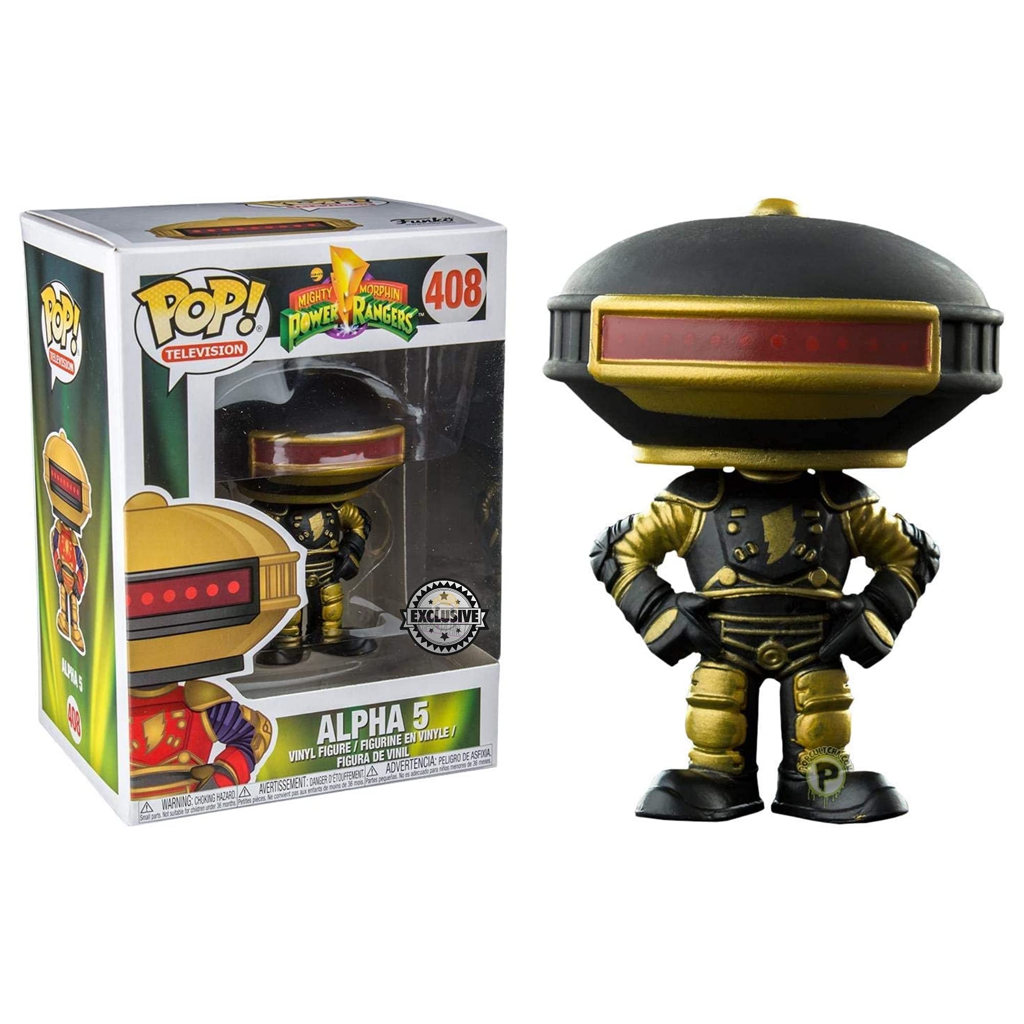 Power Rangers - Alpha 5 Black & Gold Pop! Vinyl