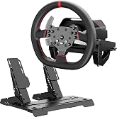 PXN V10 Ultra Direct Drive Racing Wheel, 3.2Nm Force Feedback | Hall Effect Metal Pedals, 4 Aluminum Paddle Shifters, Sim Racing Wheel for PC, PS4, Xbox Series X|S &amp; Xbox One