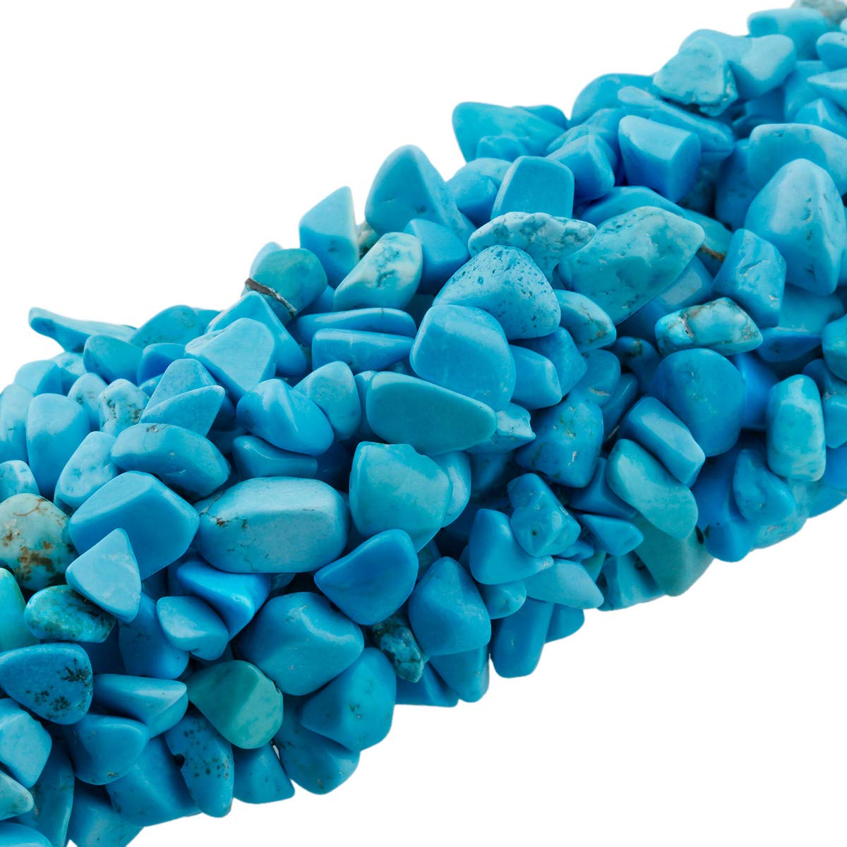 KYEYGWO Irregular Tumbled Chip Beads Strands 5-8mm Drilled Semi Precious Stones for Jewellery Making DIY Art Craft