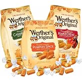 Werther's Original Limited Edition Harvest Soft Caramels - Pumpkin Spice, Caramel Apple, &amp; Cinnamon Creme (8.57 Oz) ( 3 Pack)