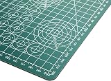 ASelected 2Pcs A3 A4 Self-Healing Cutting Mats Green Double-Sided PVC Grid view 3