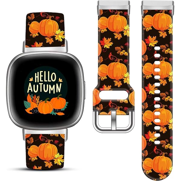 Weihnachts-/Halloween-Armband Für Fitbit Versa 3/4 & Sense – Weiches Silikon, Urlaubsdesign – Ersatzarmband Mit Schnalle, Wasserdicht