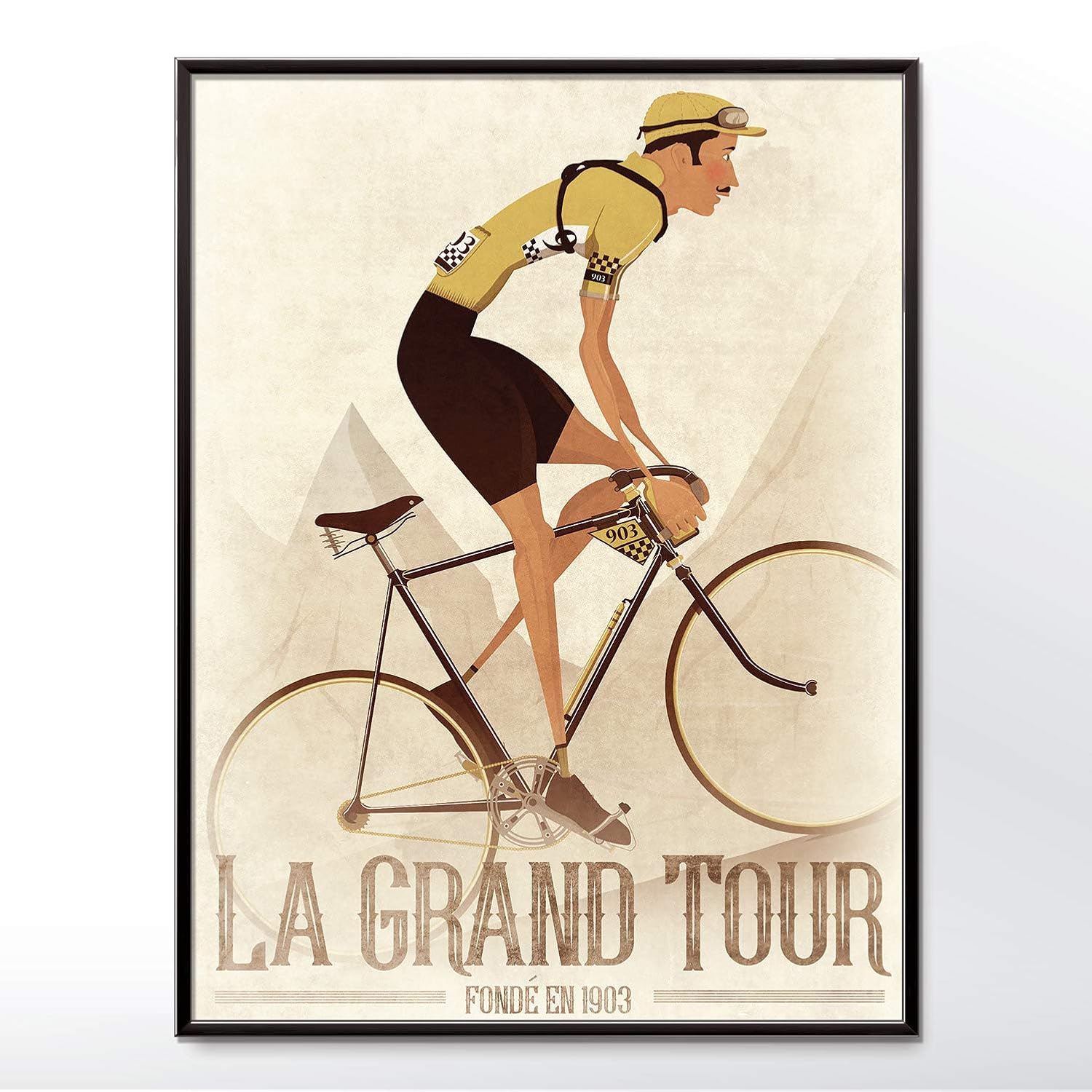 Le Tour De France Grand Tour Bicycle Bike Race Poster Wall Art Print