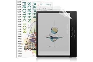 BELLEMOND | Kent Paper Screen Protector compatible with Onyx Boox Go Color 7 Gen 2 (7”) | Matte Anti-Glare Film for Comfortable Reading | Paper-Feel Texture for E Ink Screens | 2-Pack | Made in Japan