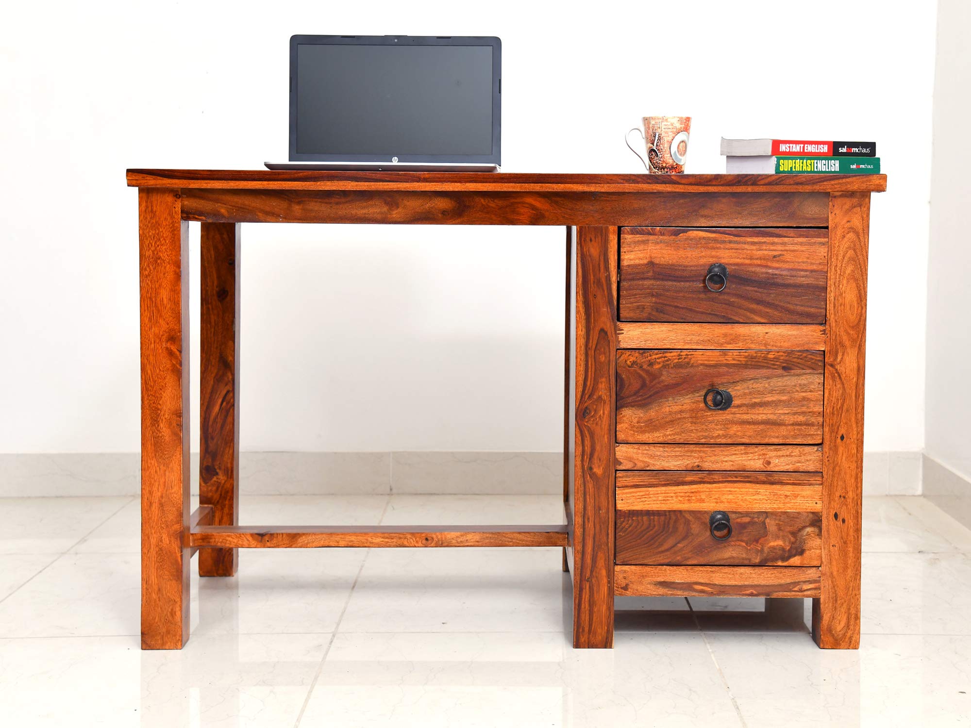 Buy MH Decoart Sheesham Wood Office Desk Study Computer Table for