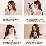 Dryhsip 5-in-1 Hair Dryer Brush Grey Detachable Heads Travel Power 800W view 6
