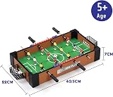 Power Play Tabletop Football Game 16 Inch Wood Table Top Foosball 6 Side view 6