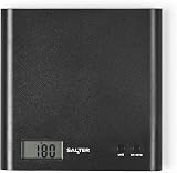 Salter Arc Digital Kitchen Scale 3kg Capacity, Add & Weigh Function, Black view 8