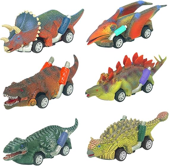 Angusiasm Jouet pour Enfant de Petites Voitures Miniatures Dinosaure Enfant Voiture avec Angusiasm Jouet pour Enfant de Petites Voitures Miniatures Dinosaure Enfant Voiture avec