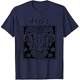 First Sign of The Zodiac Aries, Ram Logo, Aries Season T-Shirt