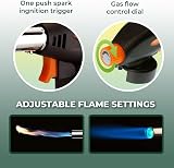 Green Haven Green Haven Blow Torch for Cooking with Piezo Ignition 4 Gas view 2