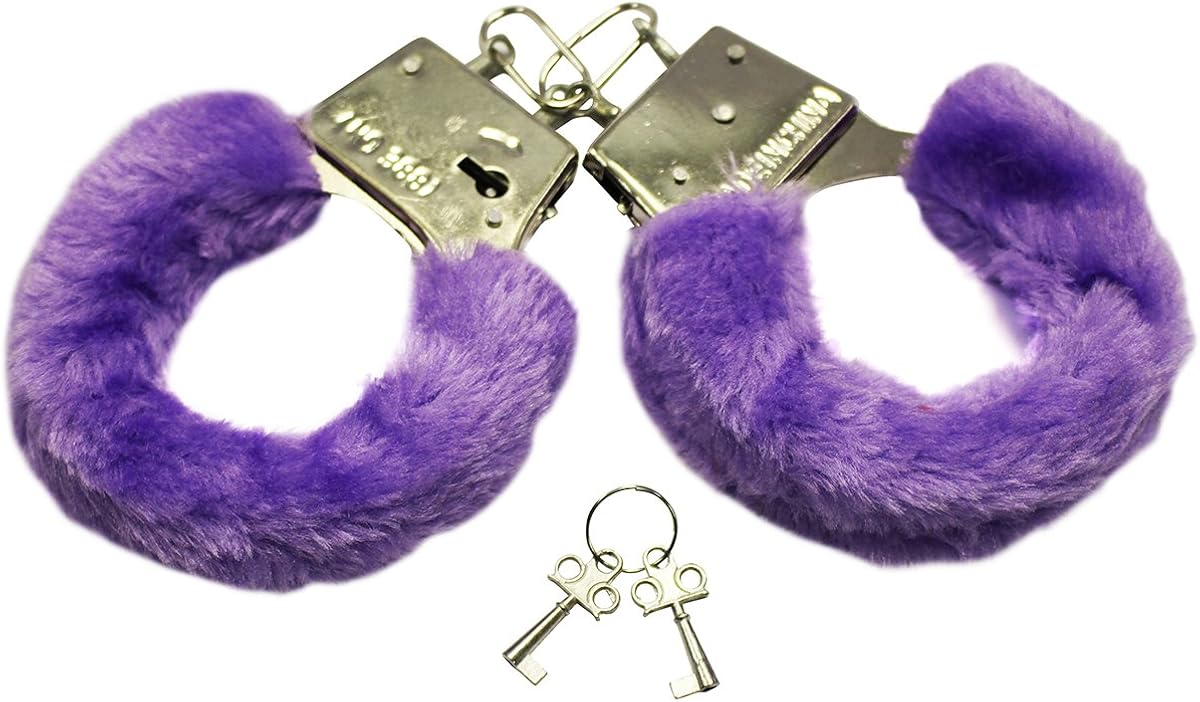 Lavender Furry Handcuffs Amazon.co.uk