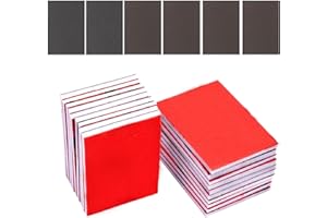 Apalie 18 Pcs 320-2500 Grit Sanding Sponge, Ultra Fine Sanding Sponges Pads, Soft Foam Sand Block Wet Dry Sandpaper for Model Drywall Metal Wood Furniture Polishing