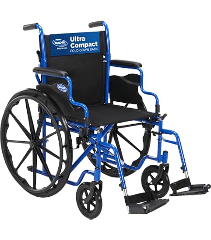 Amazon.com: Drive Medical SSP218DDA-ELR Silver Sport 2 Folding