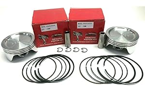 Lil Red Barn Set of 2 Standard Pistons With Rings Compatible Kohler Engines CH25 CH26 CH27 CV25 CV27 CH730, CH740,CH745, CH75
