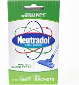 White Hinge Neutradol Vacuum Deodorizer Sacs SuperFresh 3's Pack of 3 view 2