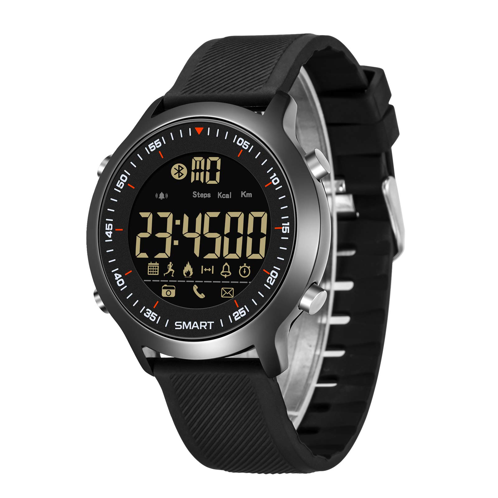 N \ A Sports Watch,IP68 Waterproofsports Watches for Men, Digital Watch Men for Android iOS Phones, 
