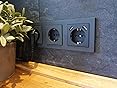 Schuko Steckdose Mit 2 USB Ladeports - Unterputz Für Gira System 55, TÜV Zertifiziert