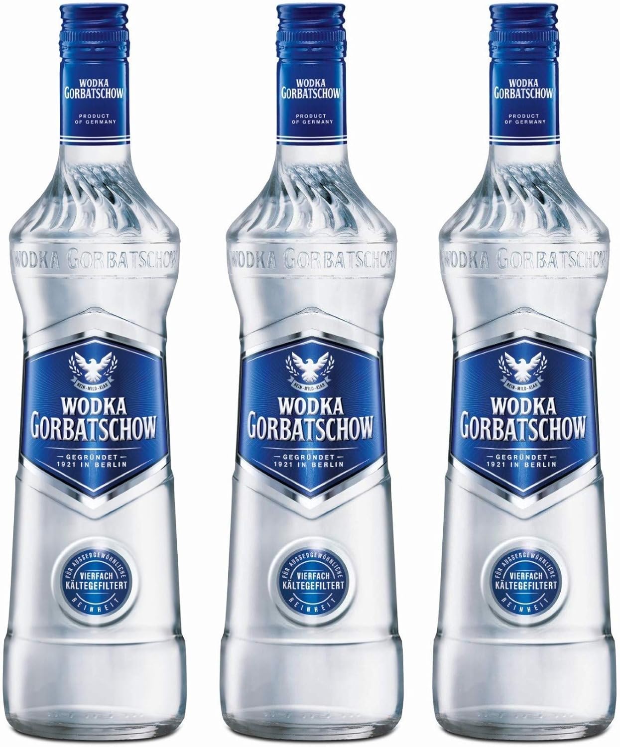 Wodka Gorbatschow 37 5 Vol 3 X 0 7 L Amazon De Bier Wein Spirituosen