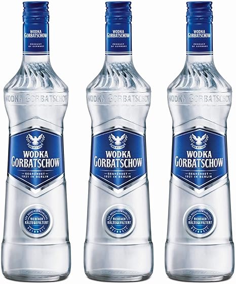 Wodka Gorbatschow 37 5 Vol 3 X 0 7 L Amazon De Bier Wein Spirituosen