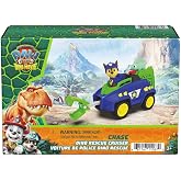 Sunny, Paw Patrol, Chase Dino Movie Vehicle with Dinosaur | Chase Stroller with Dinosaur, Action Figure Included, Paw Patrol Adventure Dino