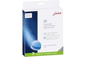 Jura 3-Phase Cleaning Tablets (25 Pack Blister), 25 Count