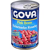 Goya Pink Beans, Soups, Rice, 15.5 oz, 2-Pack | High in Fiber, For Soups, Rice and Stews, Pantry Staple, Enjoy Any Time of Day, Great Flavor