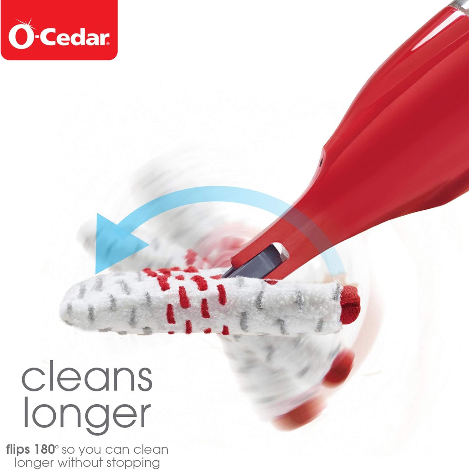 O-Cedar ProMist Max, Spray Mop with 1 Extra Refill, Red: Home & Kitchen