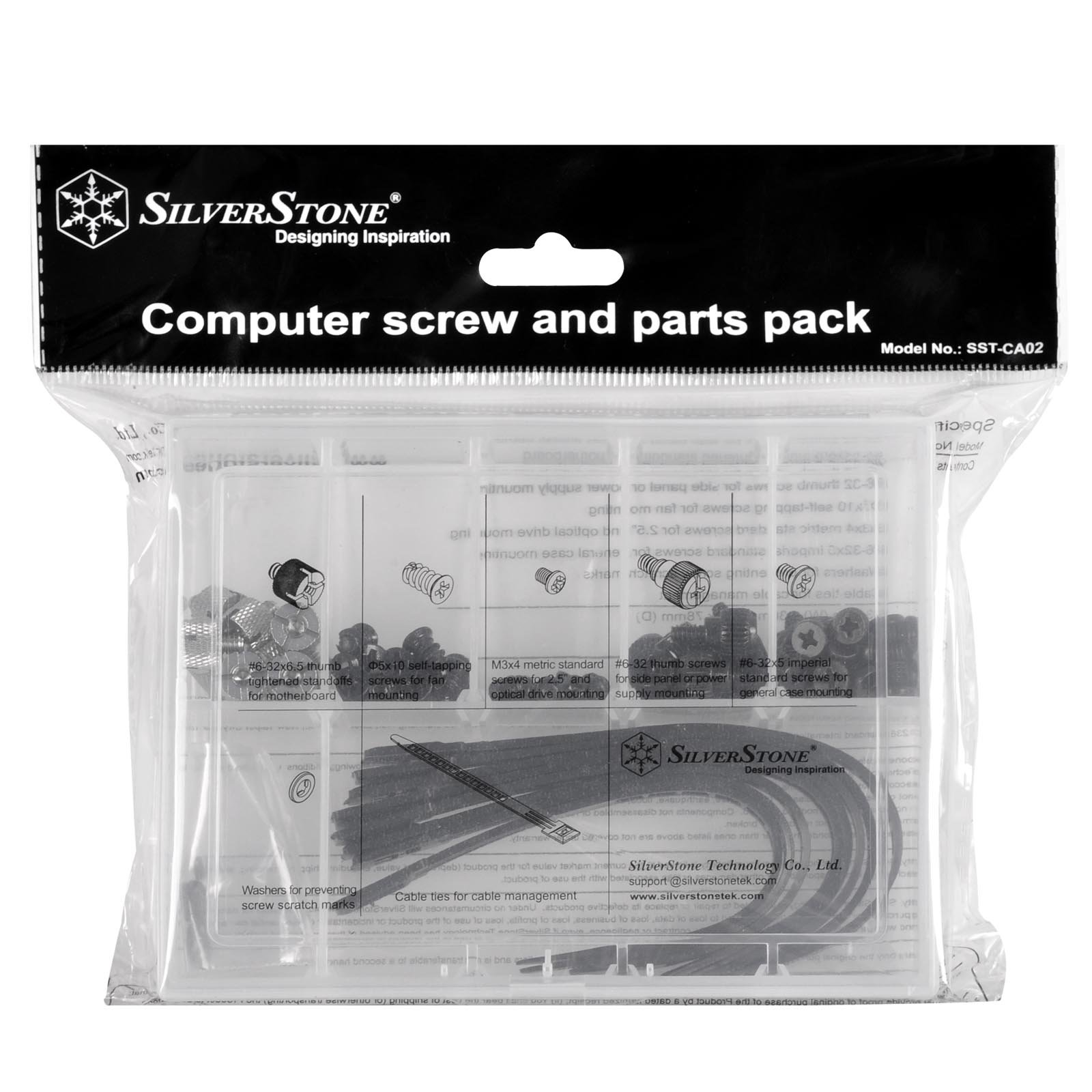Buy SilverStone SSTCA02 PC Computer Screws Kit for Motoard, PC Case