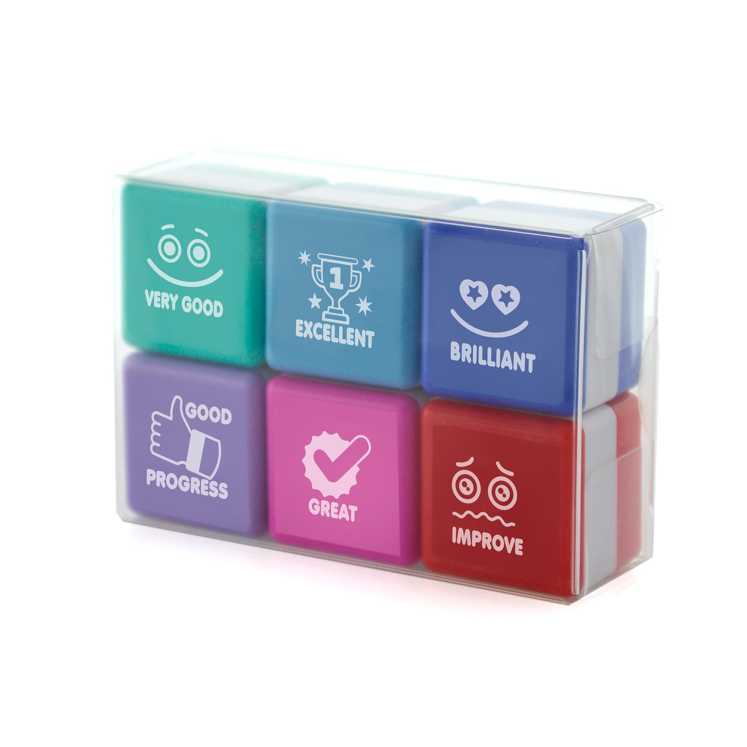 FRAGA IMPORT, S.L. Pack of 6 Stamps for English Motivation