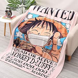 Amazon Com Dgdgd One Piece Dead Or Alive Monkey D Luffy 3d Printed Flannel Blanket Quilt Cartoon Character Soft Cozy Warm Sofa Bed Throw Blanket Gift For Anime Fans Furniture Decor