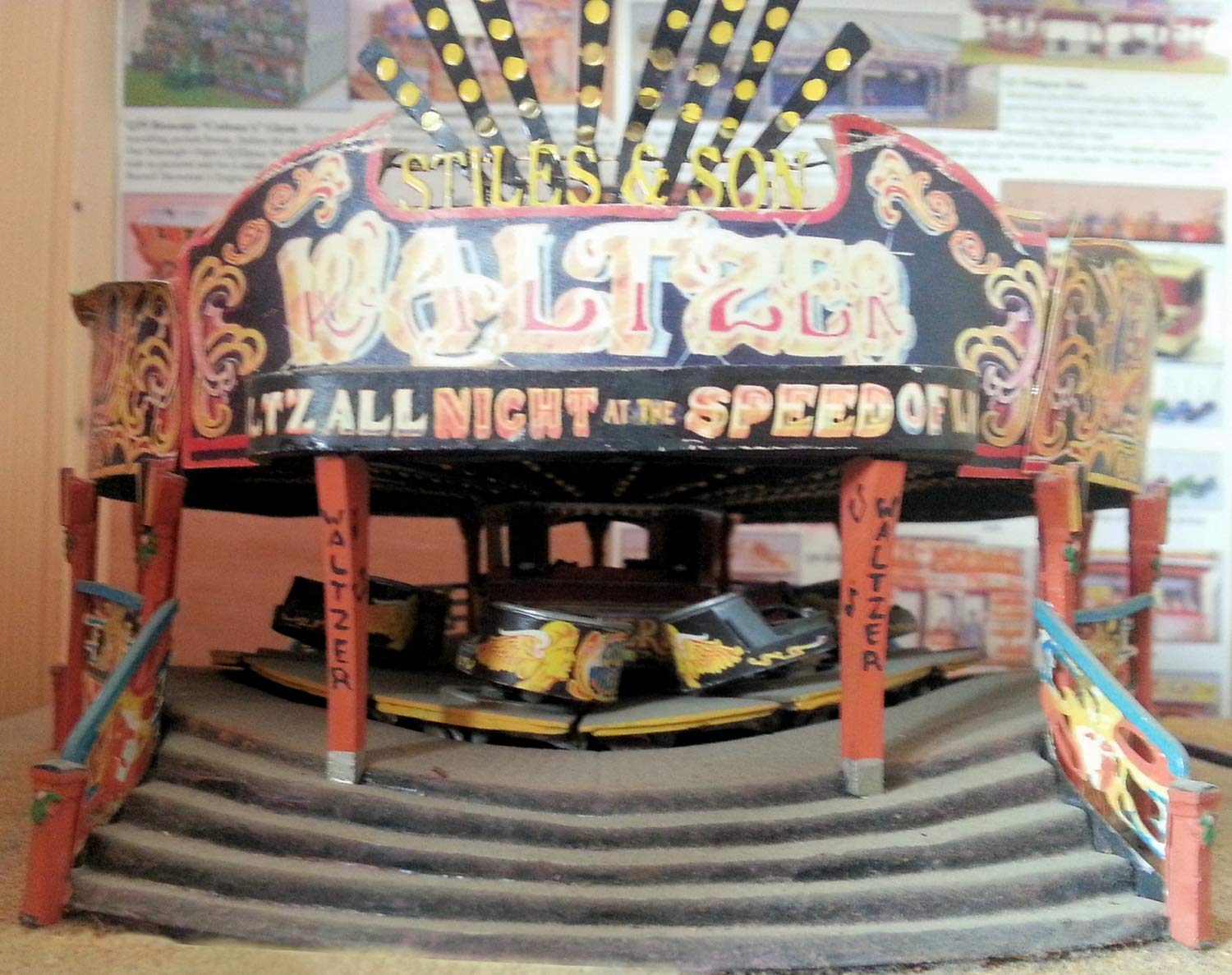 Langley Models Waltzer Ride Full Set +Lights + Motorised OO Scale 176