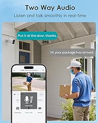 ZUMIMALL Solar Security Cameras Wireless