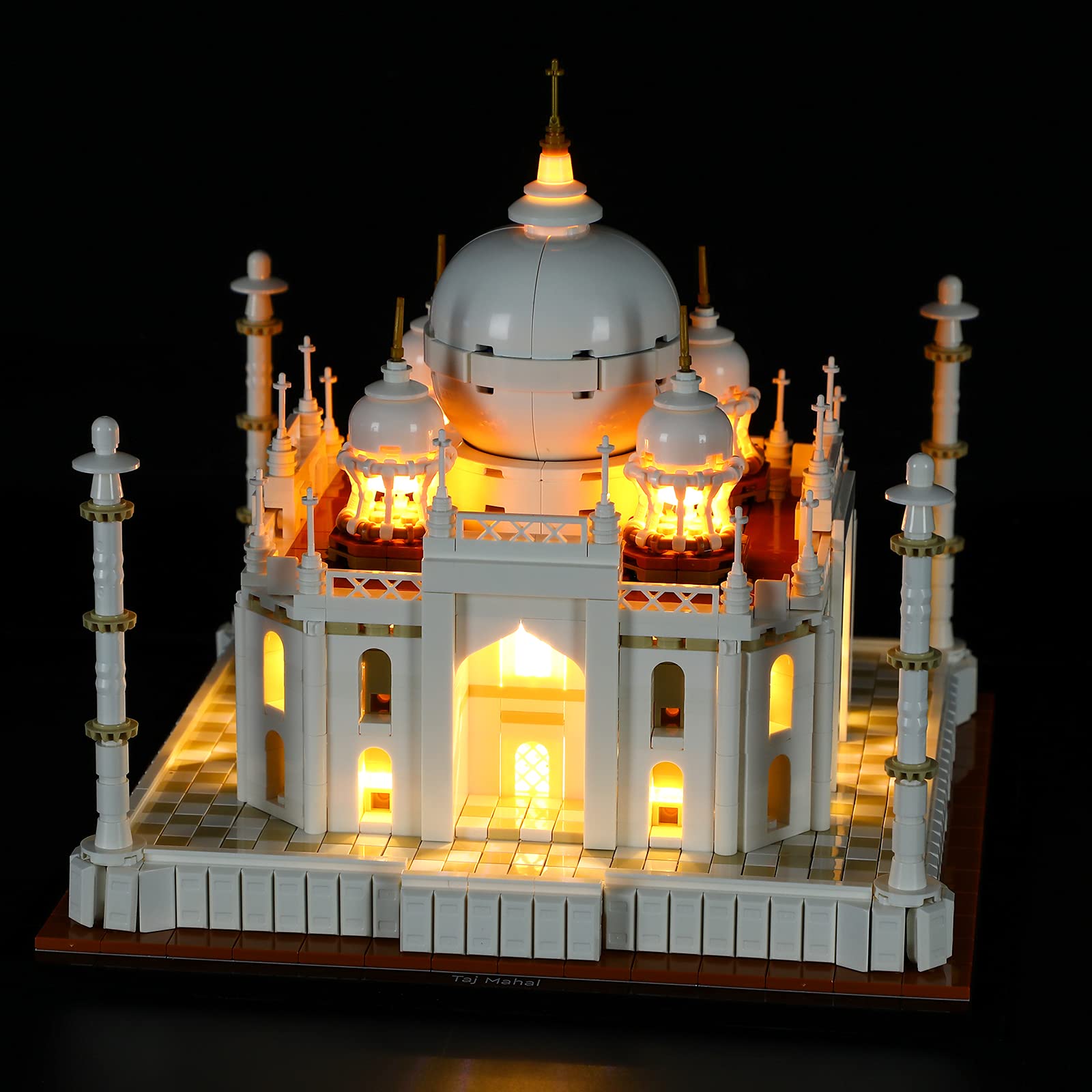 GEAMENT LED Light Kit Compatible with LEGO Taj Mahal - Lighting Set for Architecture 21056 Model (Building Set Not Included)