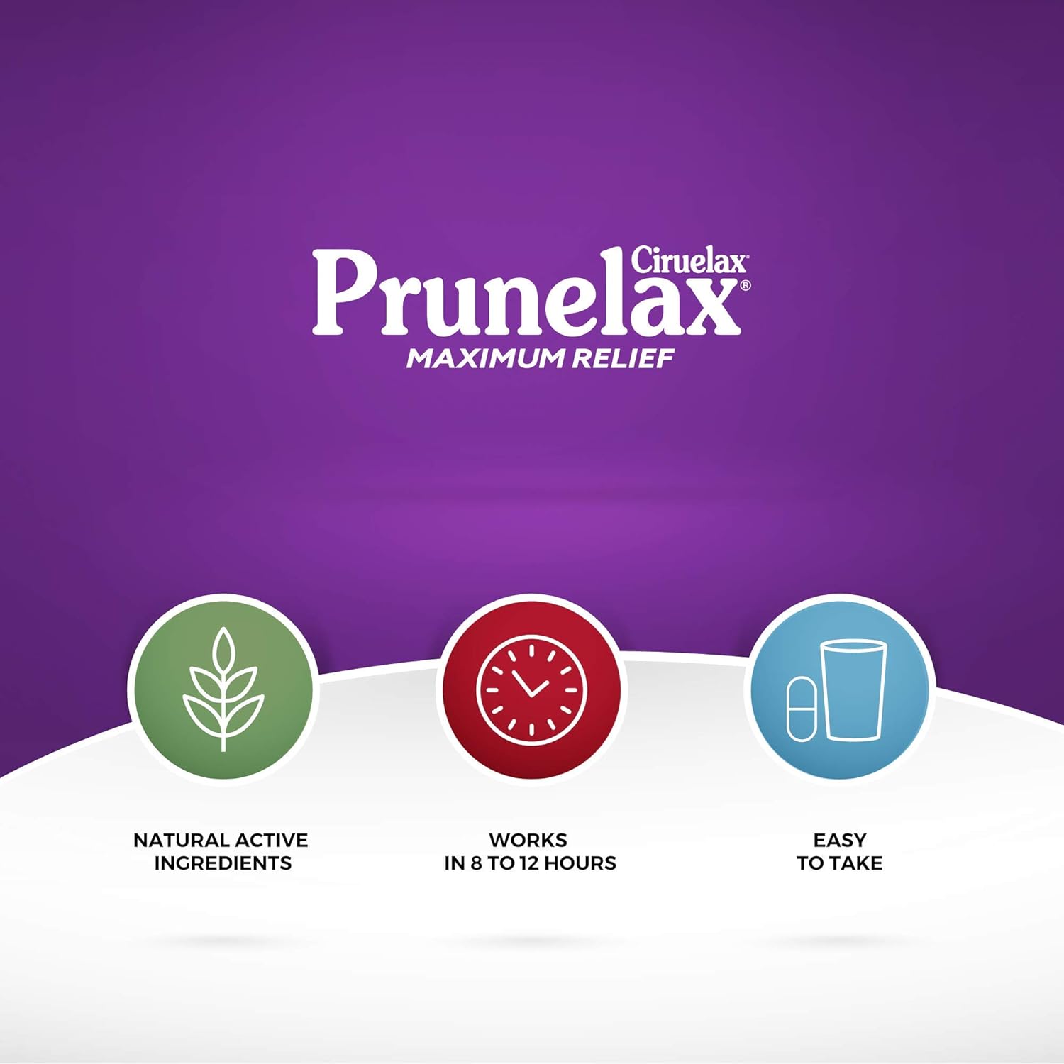 Prunelax Ciruelax Natural Laxative Maximum Relief Tablets, 100Count: Health & Personal Care