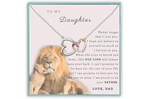 Sereney V Day Gifts for Daughter from Dad Mom, to My Daughter Necklace as Daughter Fahter Gifts from Dad, Mother Daughter Necklace as Brithday Gift for Daughter