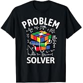 Cubes Problem Solver Puzzle Cube Solver Funny Speed Cubing T-Shirt